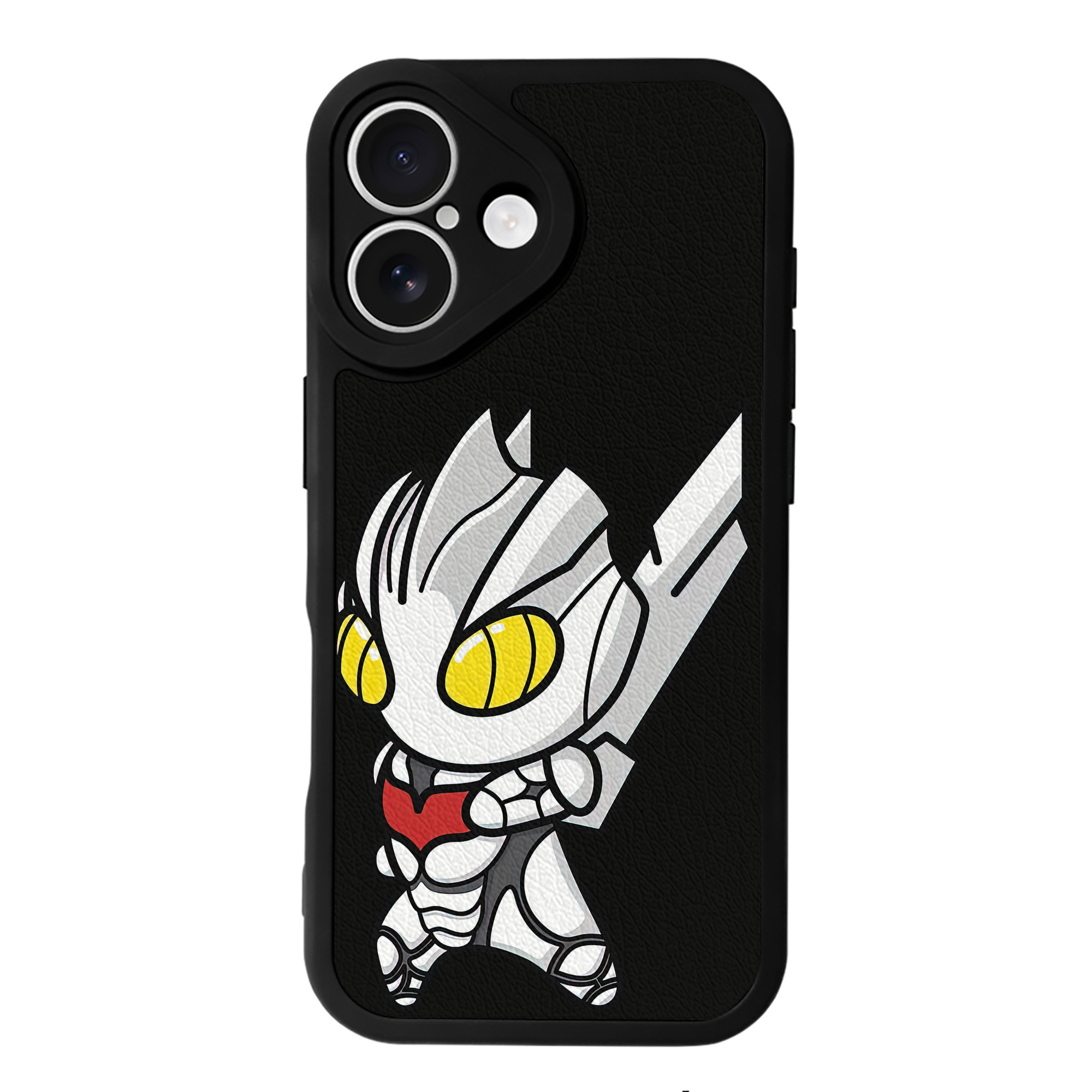 （画像用） ウルトラマン Ultraman 【iPhone 16シリーズ対応】シリコンスマホケース（レザー調） 材質：シリコン